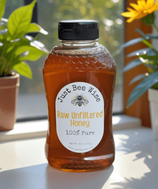 Raw Honey 16oz - Squeeze