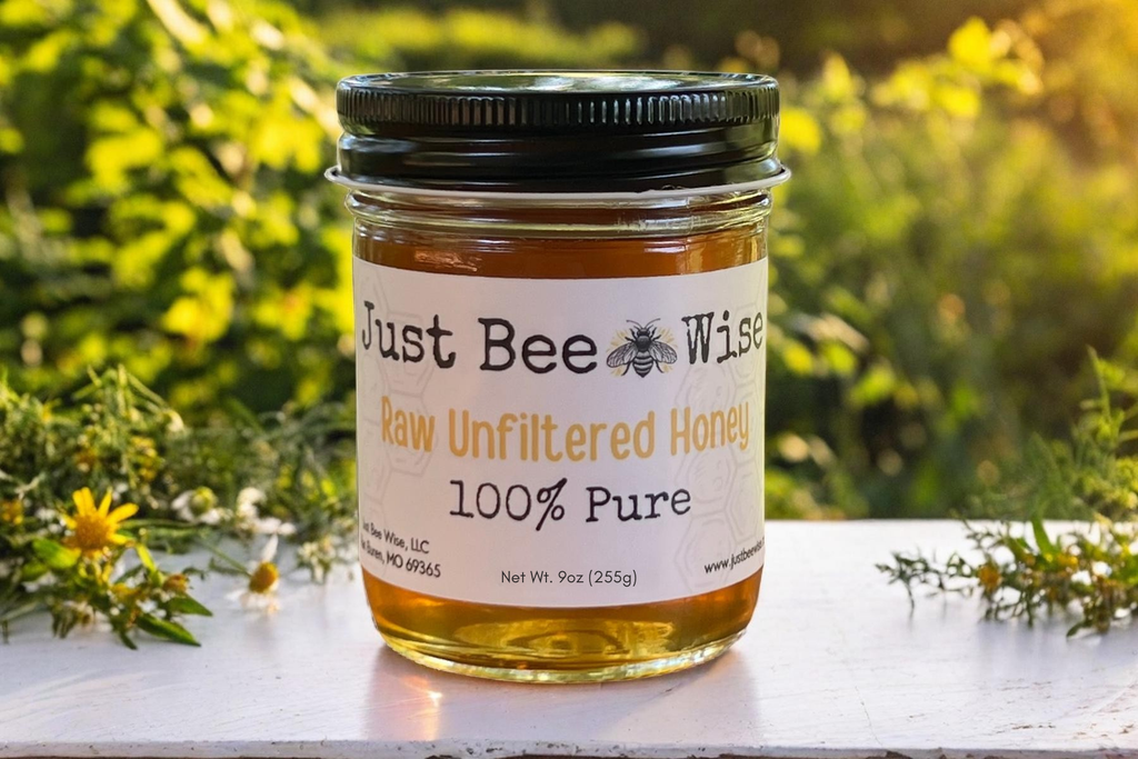 Raw Honey 9oz - Front